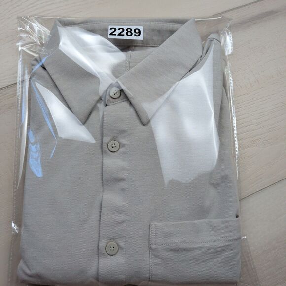 lululemon athletica Light Gray Casual Button Down Shirt - Picture 12 of 12